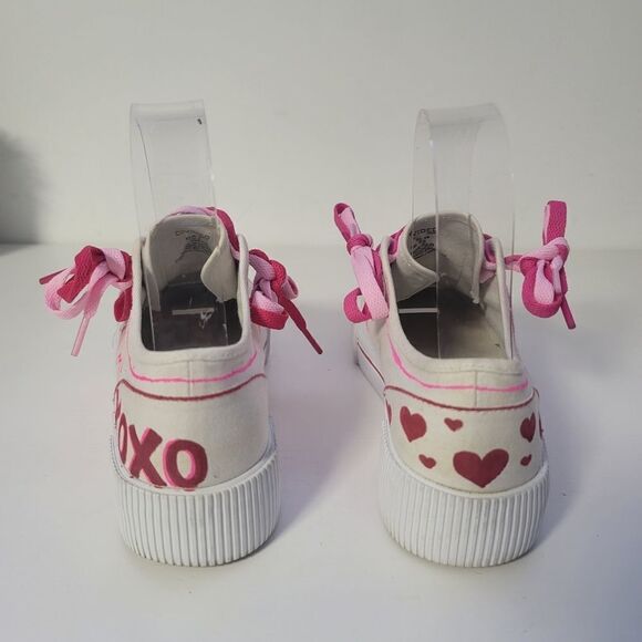 Customized h&m platform white sneakers size 8.5 - Picture 7 of 10